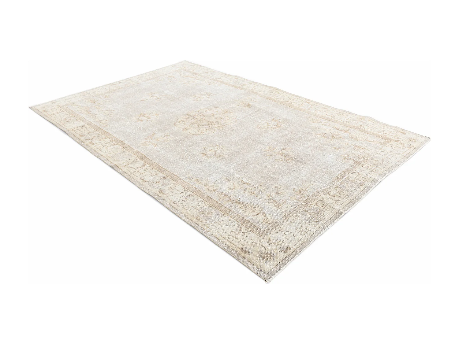 Tapis de laine 170x269 brun Ultra Vintage