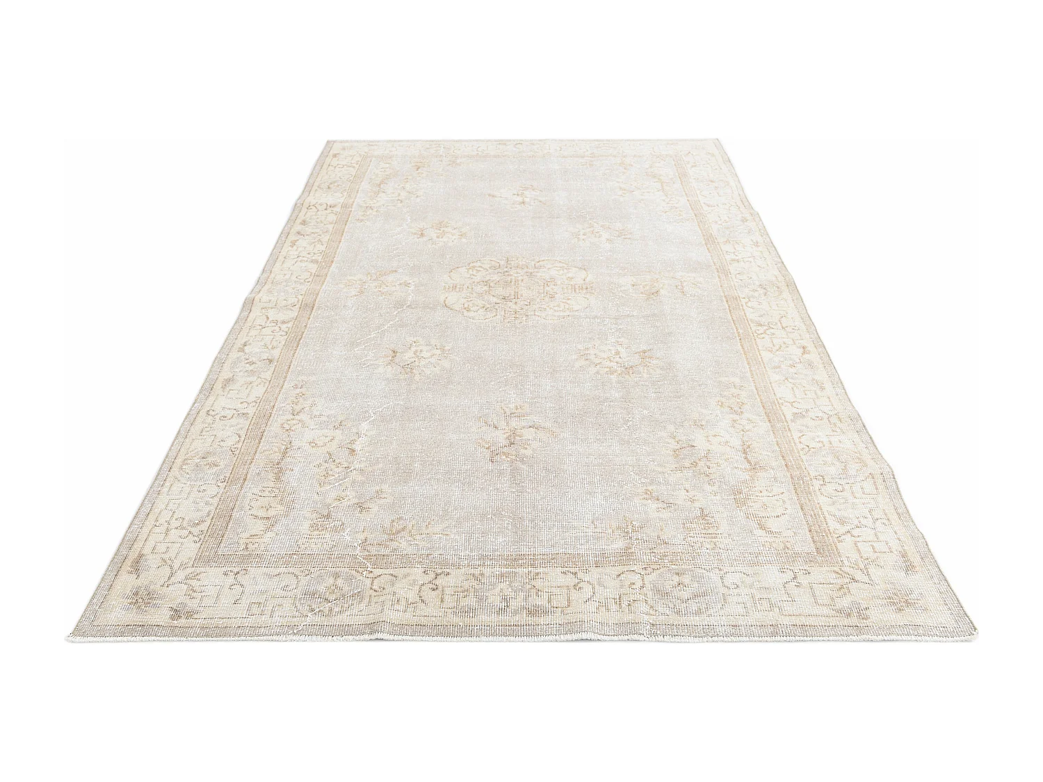 Tapis de laine 170x269 brun Ultra Vintage