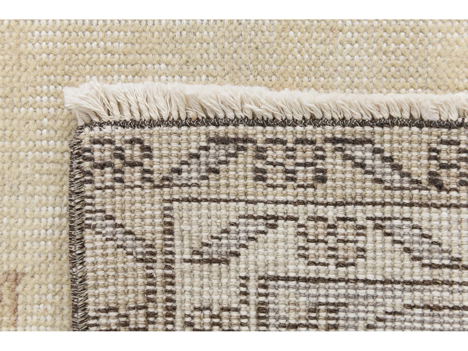 Wollteppich 178x282 Beige Ultra Vintage