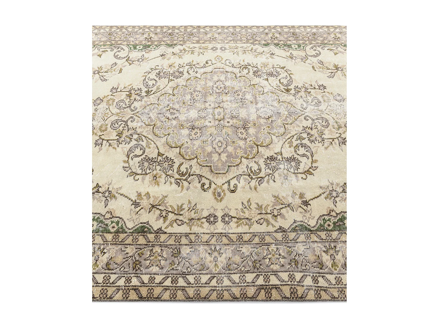 Tapis de laine 178x282 beige Ultra Vintage