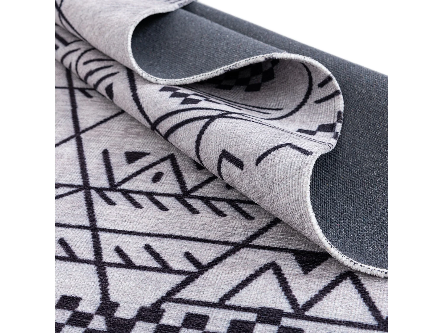 Tapis de couloir en laine 77x390 beige Kaizar