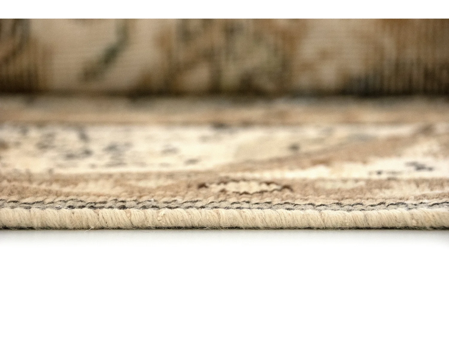 Tapis de laine 192x286 blanc crème Vintage Royal