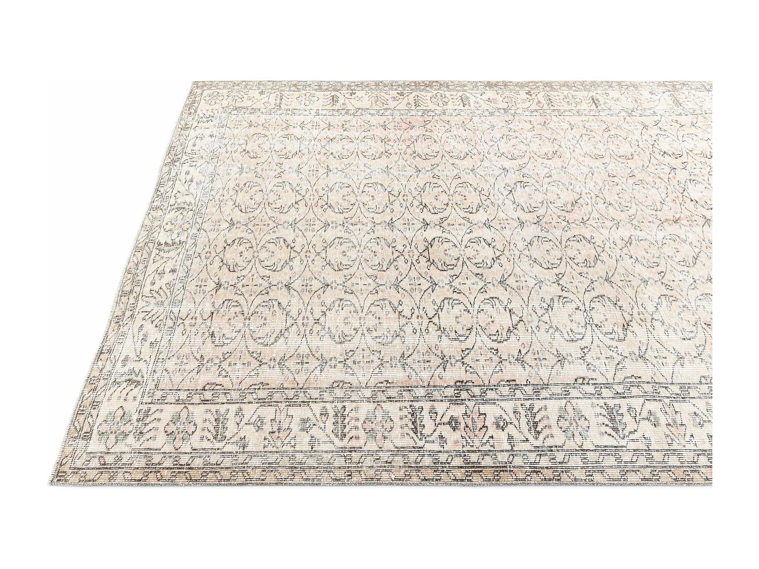 Wollteppich 168x269 Rosa Ultra Vintage