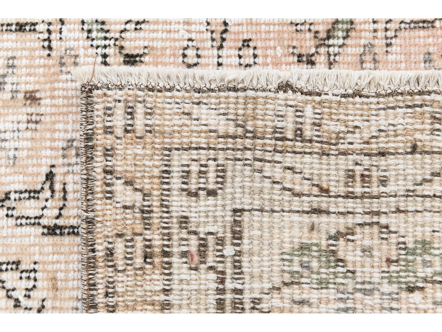 Wollteppich 168x269 Rosa Ultra Vintage