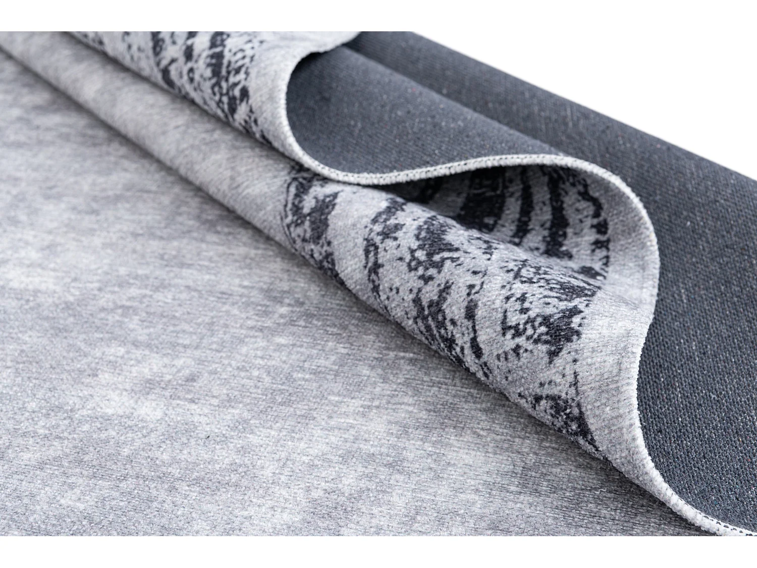 Tapis 65x185 gris Kriens Stella