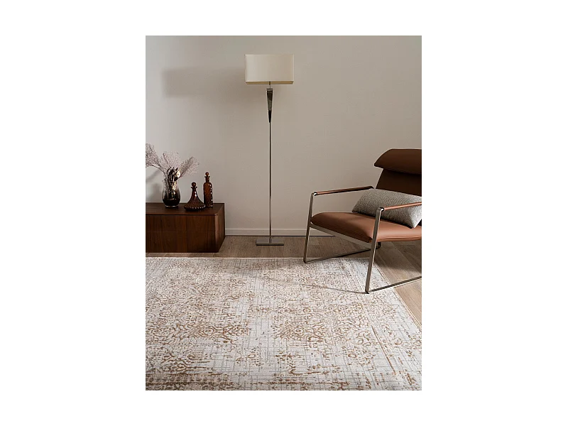 Teppich 185x185 Grau Bern Shimmer