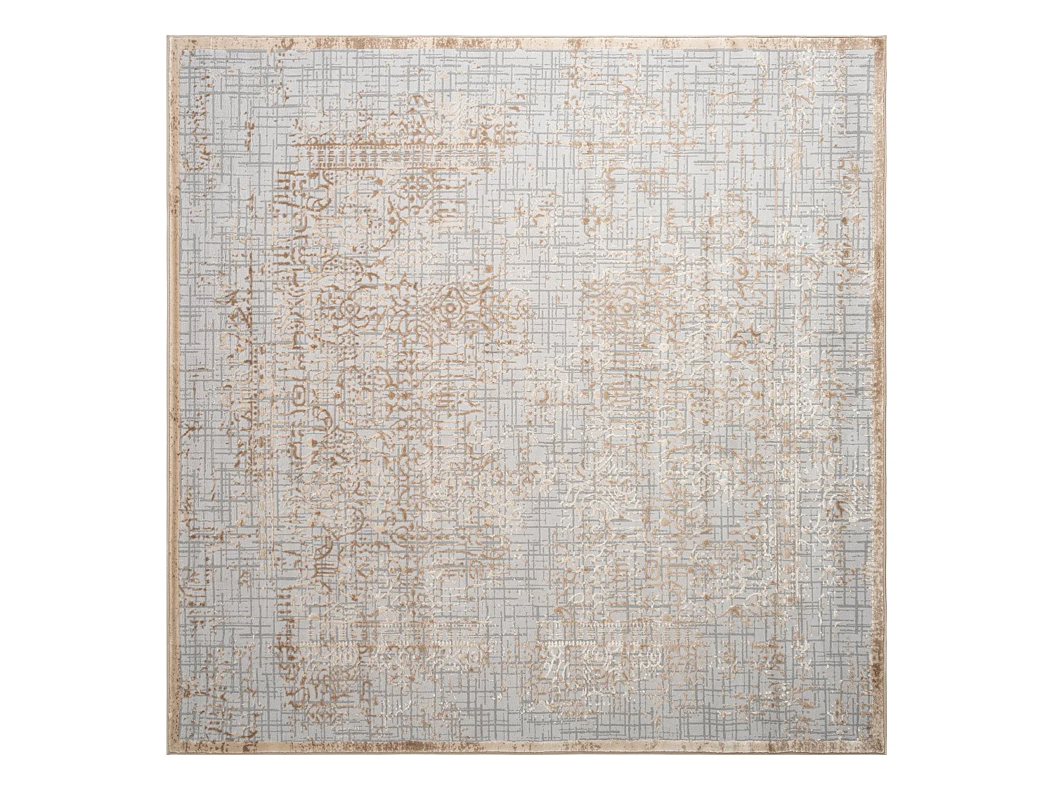 Teppich 185x185 Grau Bern Shimmer