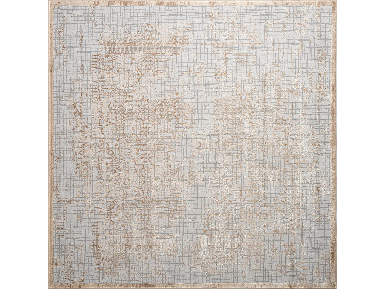 Tapijt 185x185 Grijs Bern Shimmer