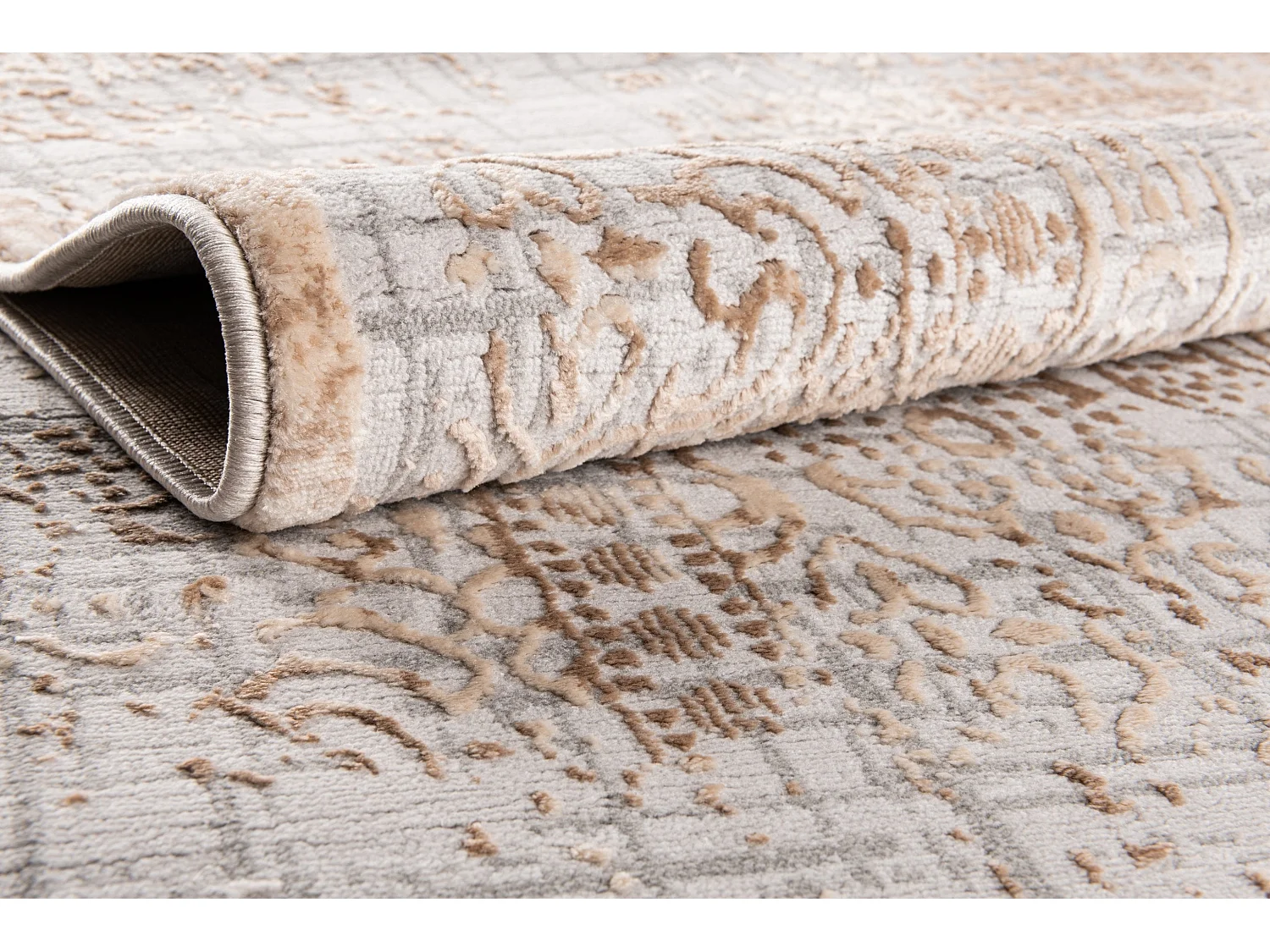 Tapijt 185x185 Grijs Bern Shimmer