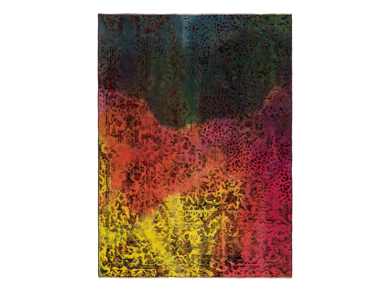 Tapis de laine 143x195 multicolore Vintage Royal