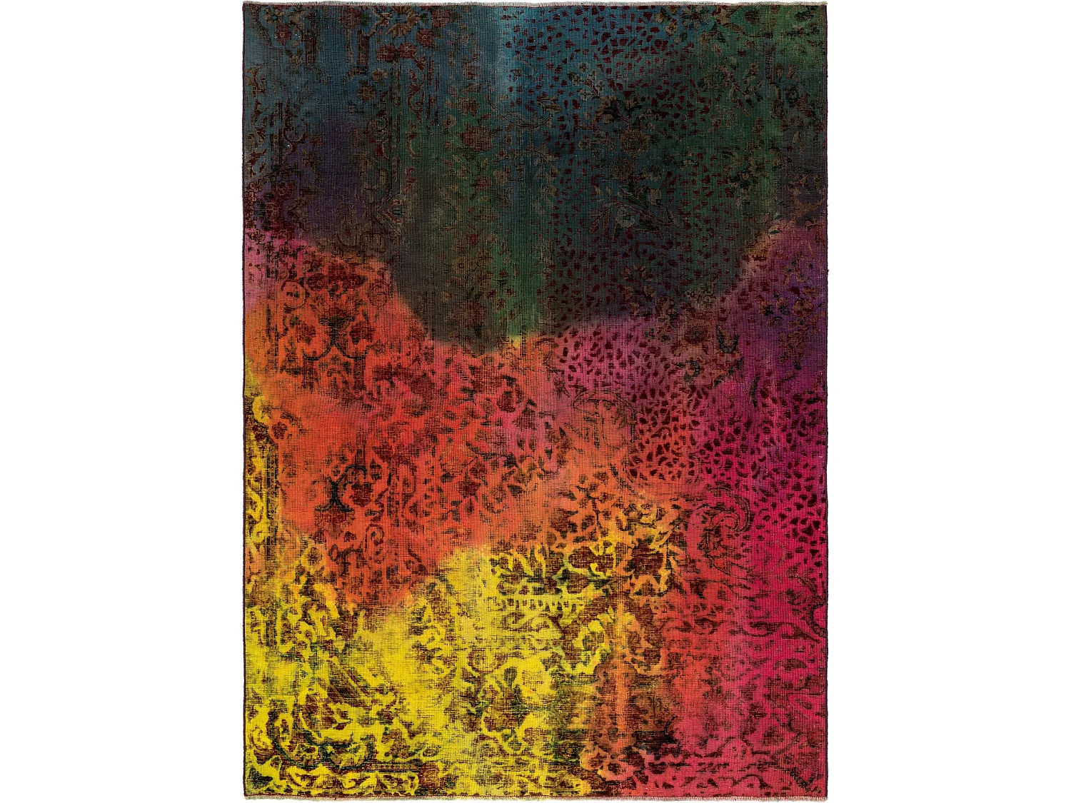 Tapis de laine 143x195 multicolore Vintage Royal