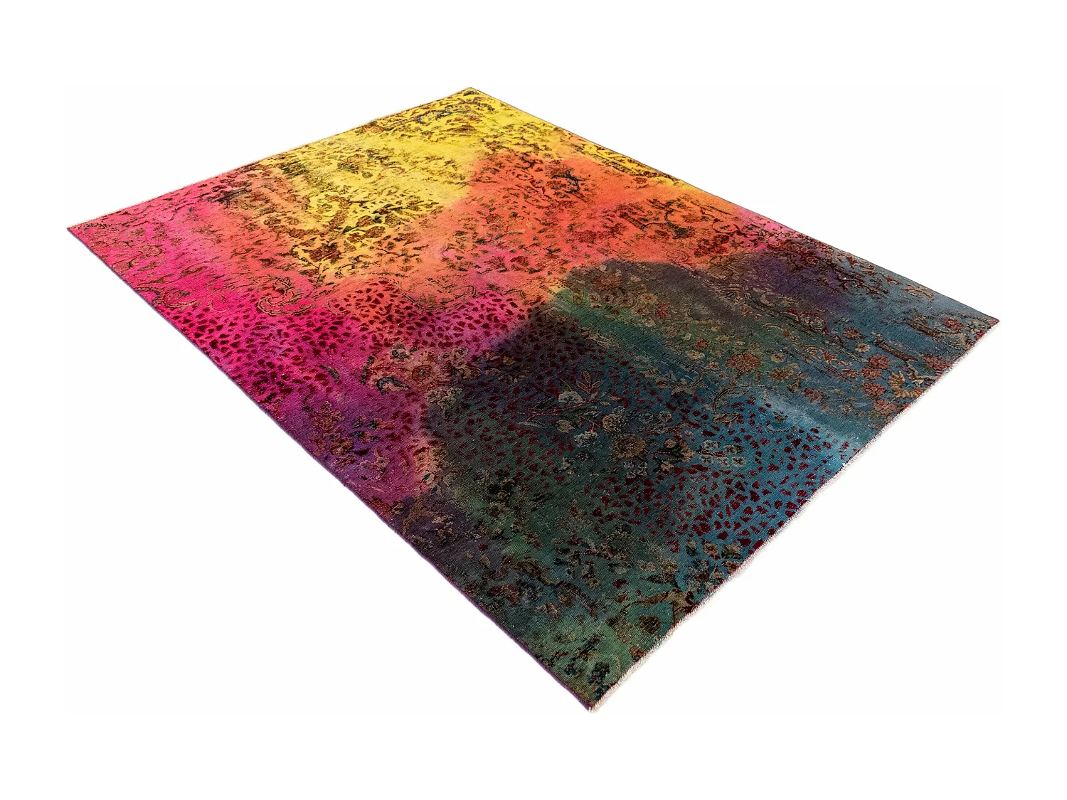Tapis de laine 143x195 multicolore Vintage Royal