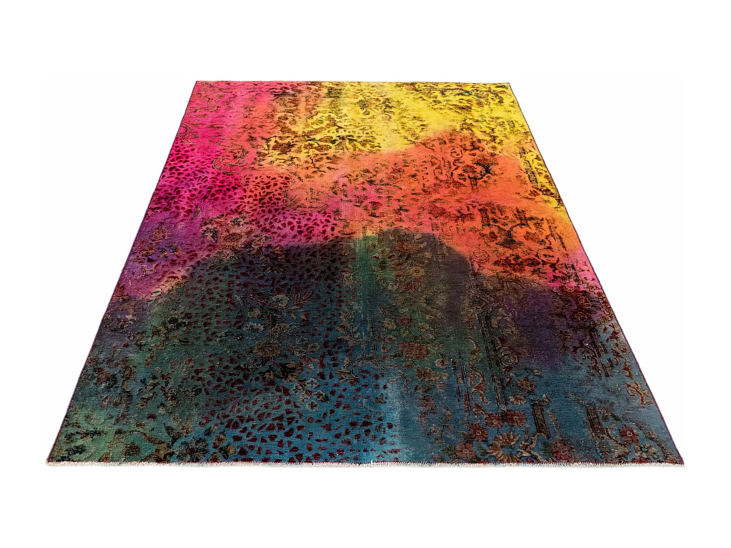 Tapis de laine 143x195 multicolore Vintage Royal