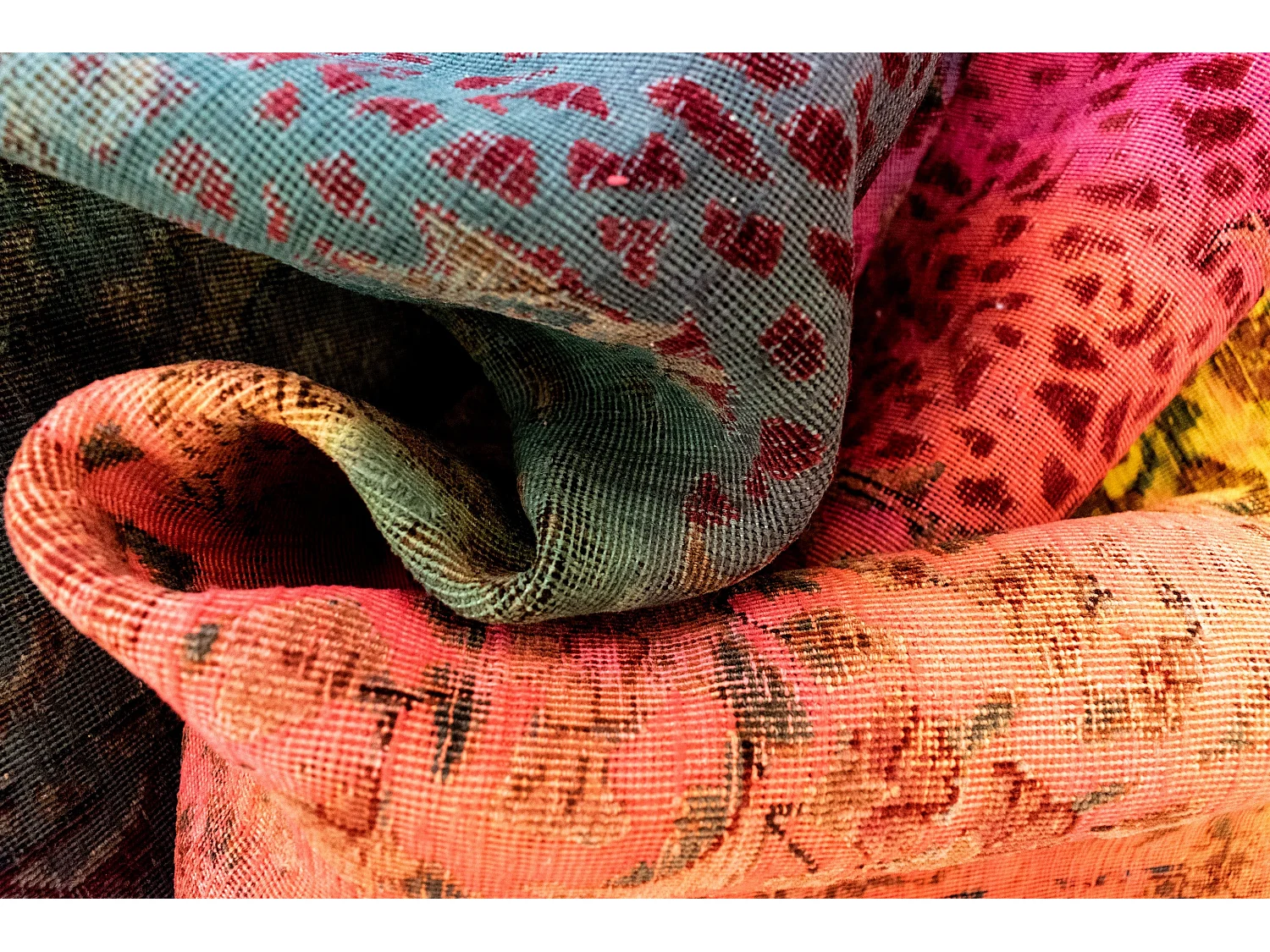 Tapis de laine 143x195 multicolore Vintage Royal