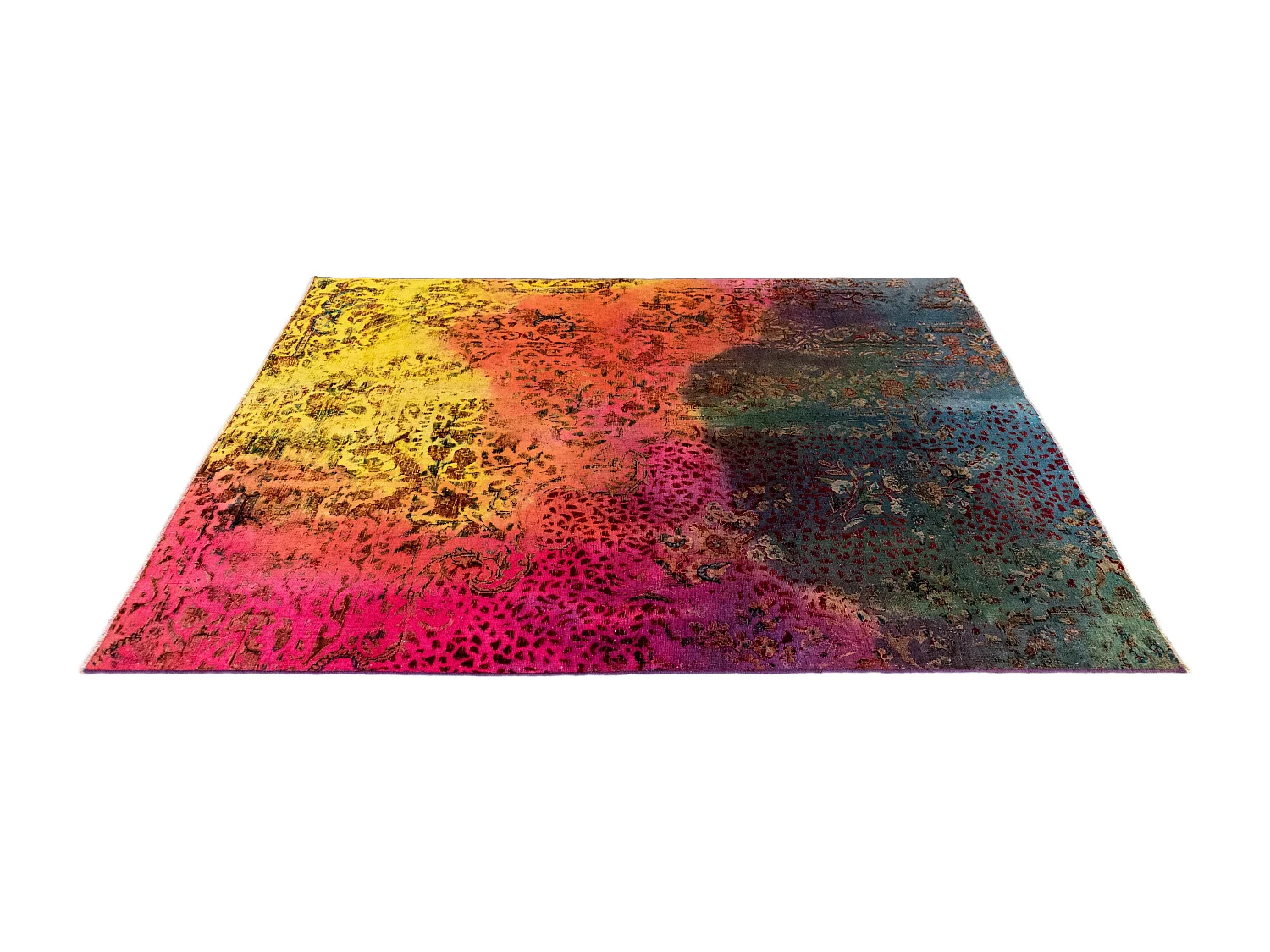 Tapis de laine 143x195 multicolore Vintage Royal