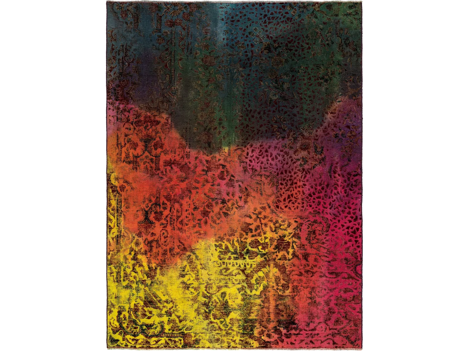 Tapis de laine 143x195 multicolore Vintage Royal