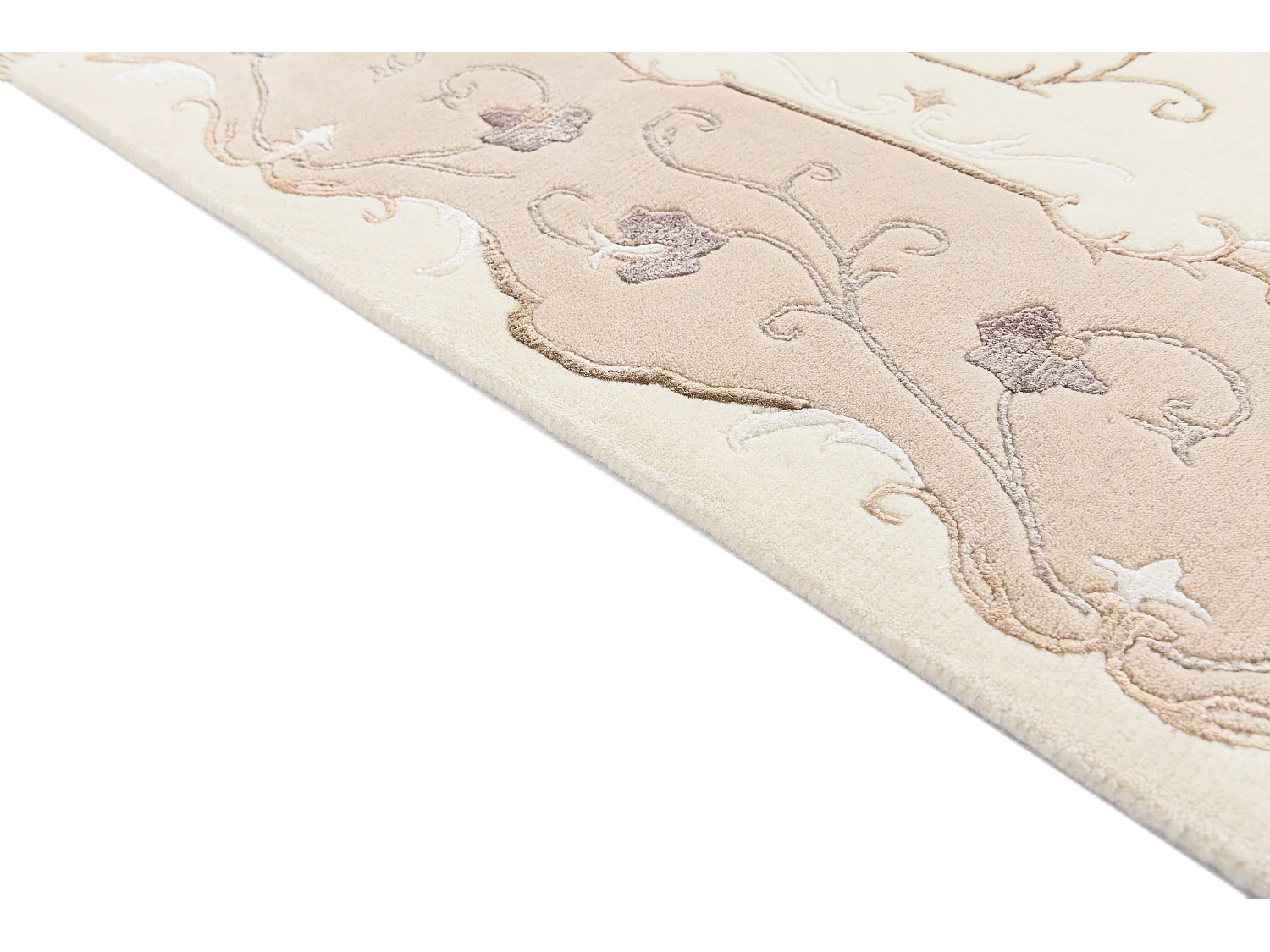 Tapis de laine 150x208 beige Darya