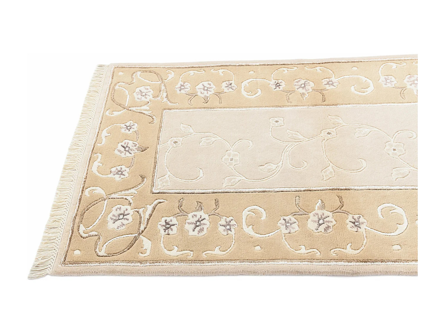 Tapis de laine 86x137 beige Darya