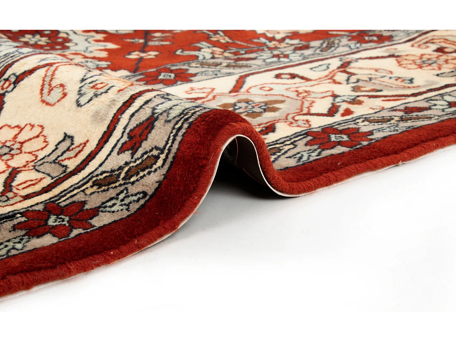 Tapis de laine 255x300 rouge Tabriz