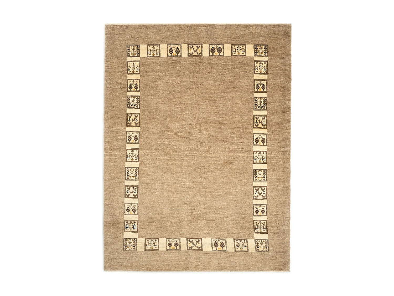 Woltapijt 198x148 Bruin Kashkuli