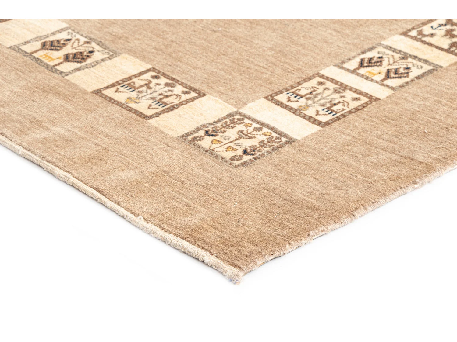 Woltapijt 198x148 Bruin Kashkuli