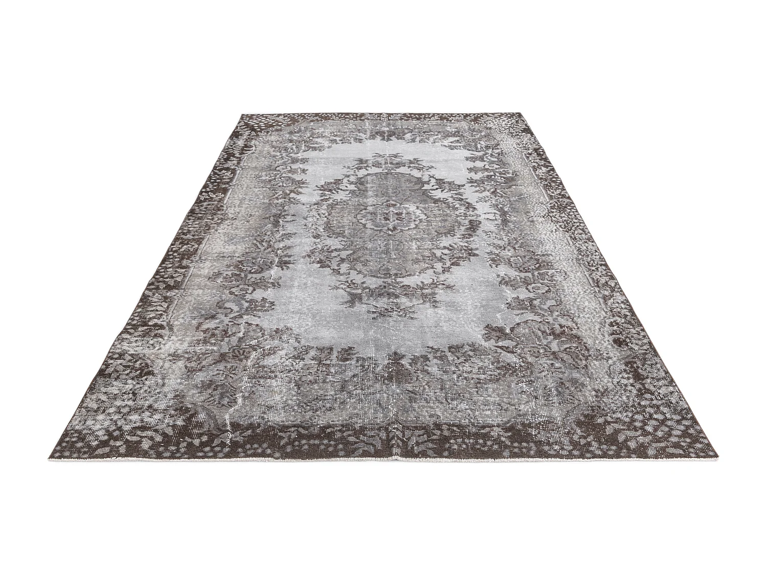 Tapis de laine 183x300 gris Ultra Vintage