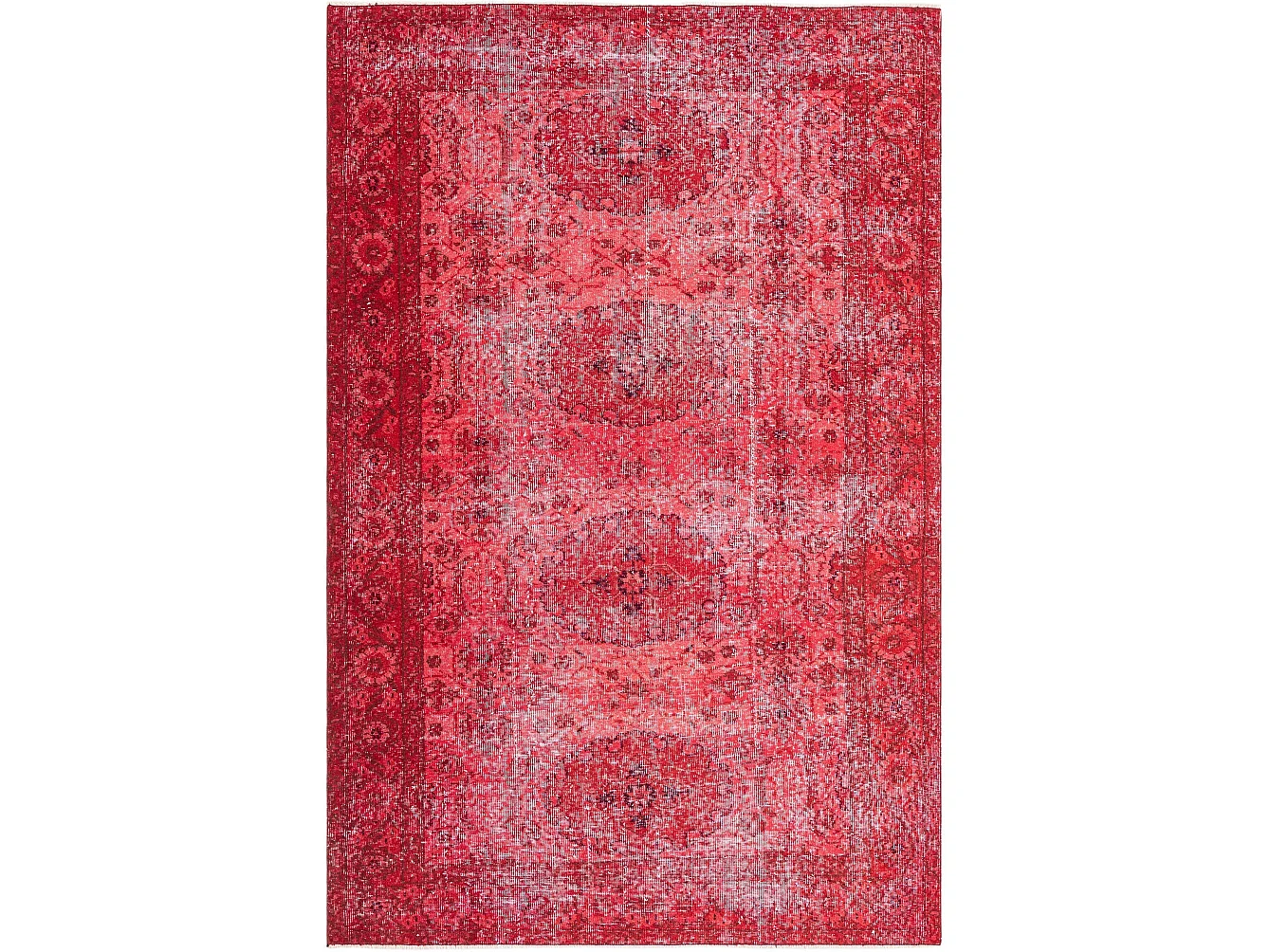 Tapis de laine 165x251 rouge Ultra Vintage