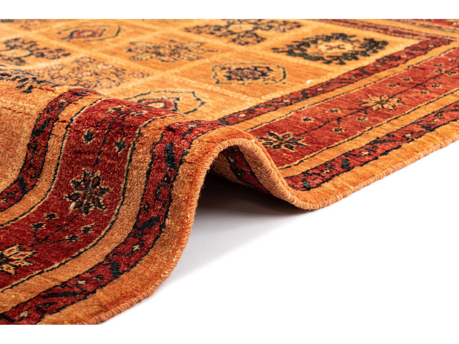 Tapis de laine 106x147 rouge Kashkuli