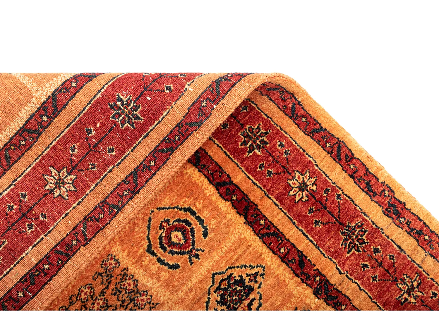 Tapis de laine 106x147 rouge Kashkuli
