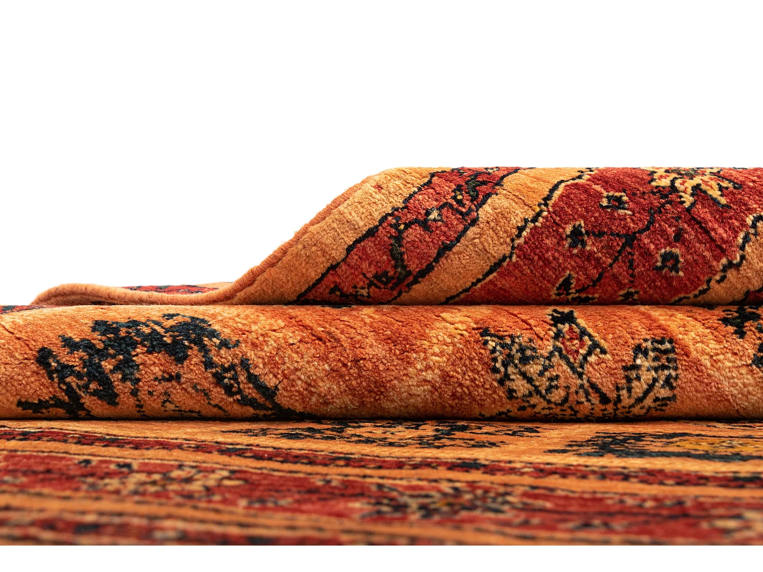 Tapis de laine 106x147 rouge Kashkuli