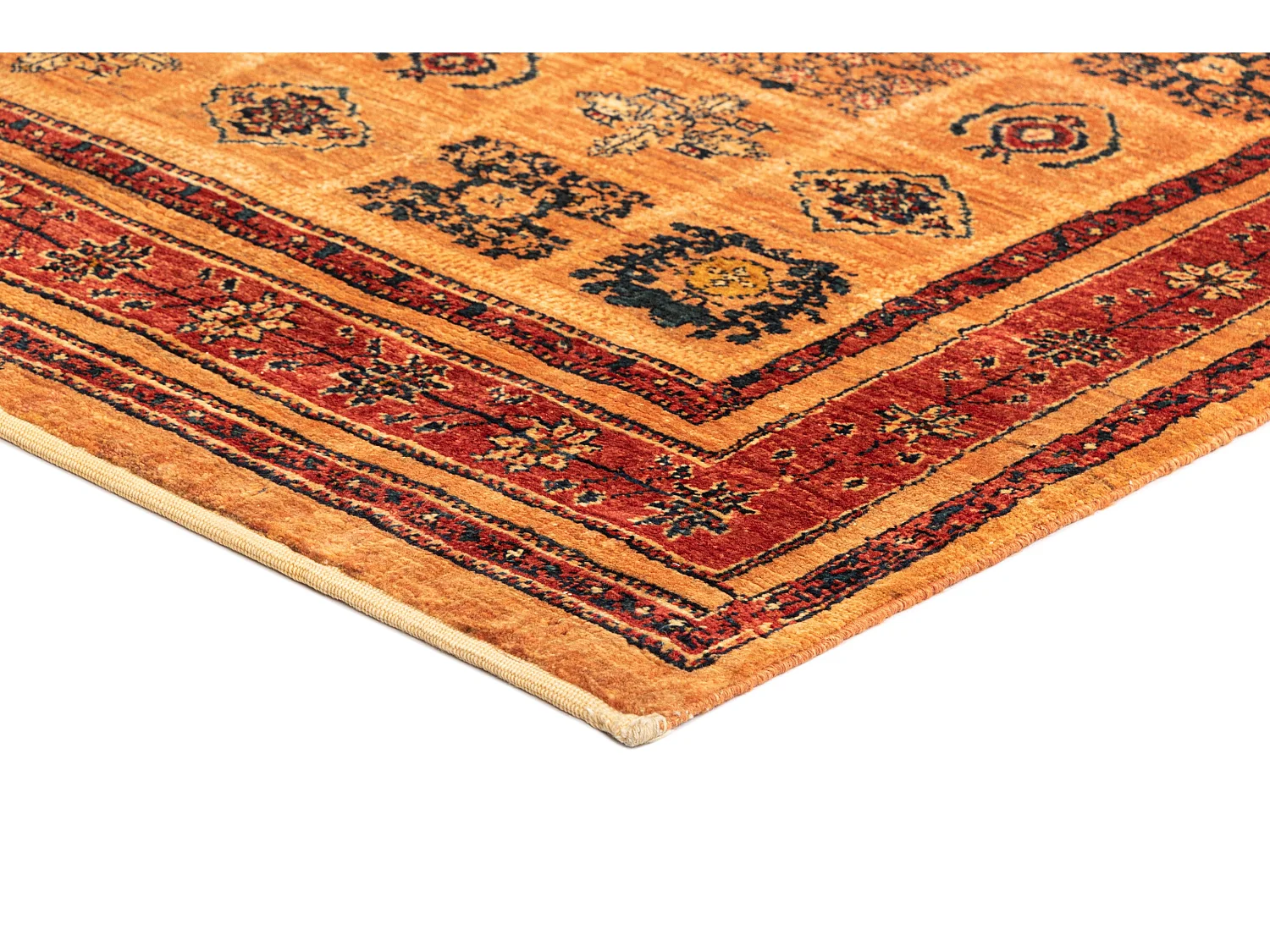 Tapis de laine 106x147 rouge Kashkuli