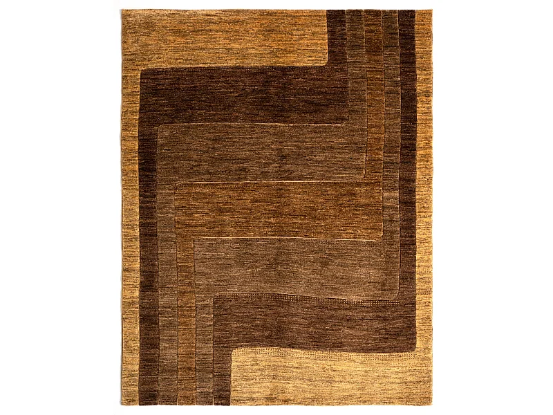 Tapis de laine 155x201 brun Juma