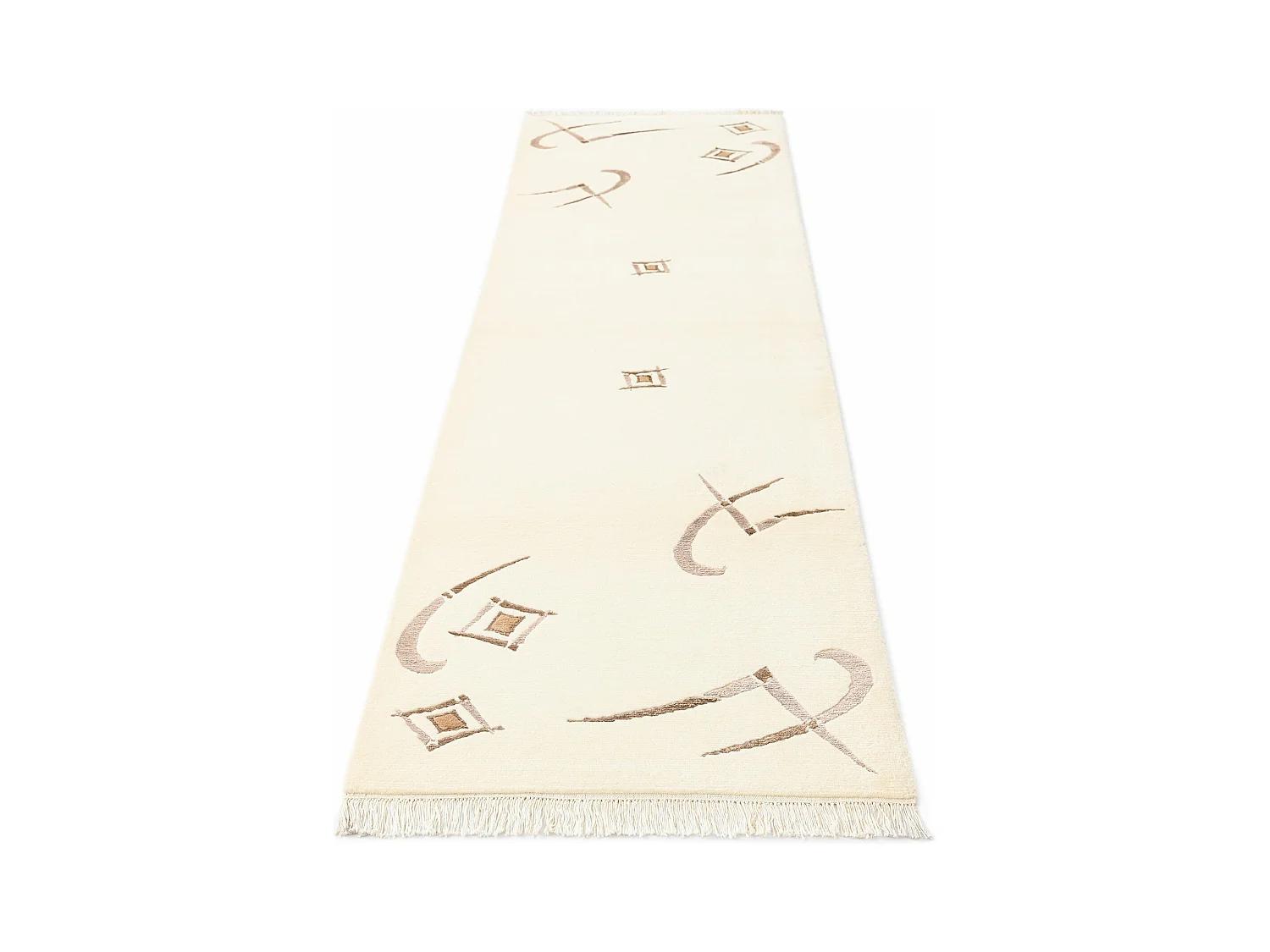 Loper-Woltapijt 297x79 Beige Darya