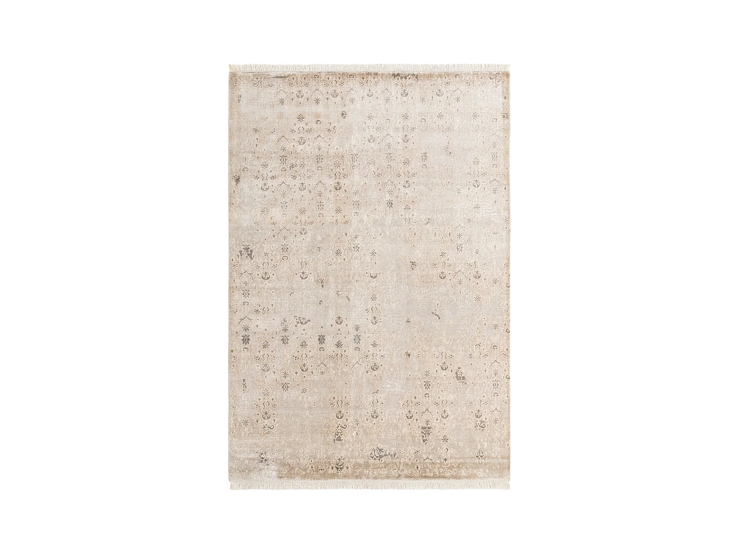 Tapis de laine 170x246 brun Darya