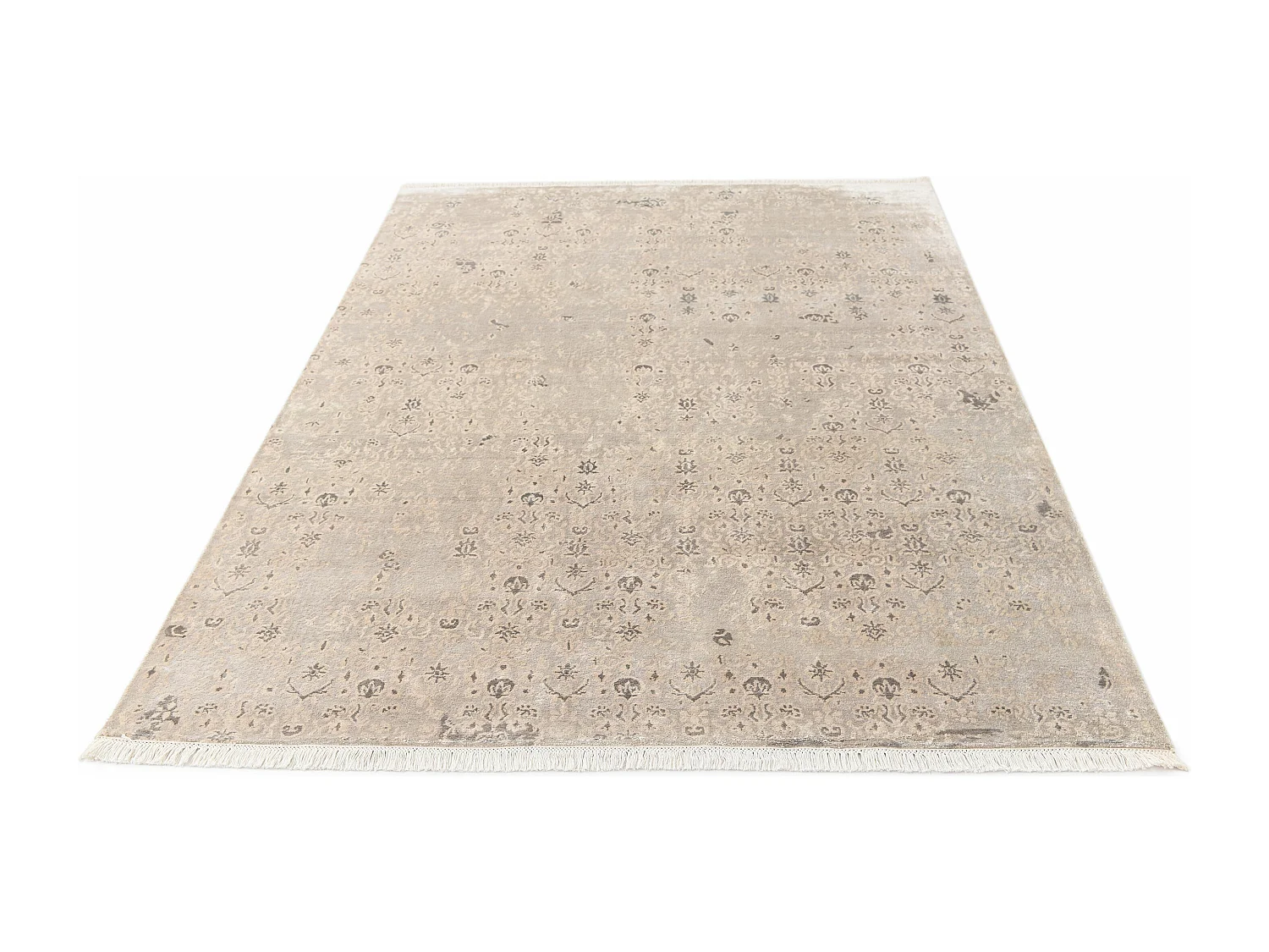 Tapis de laine 170x246 brun Darya