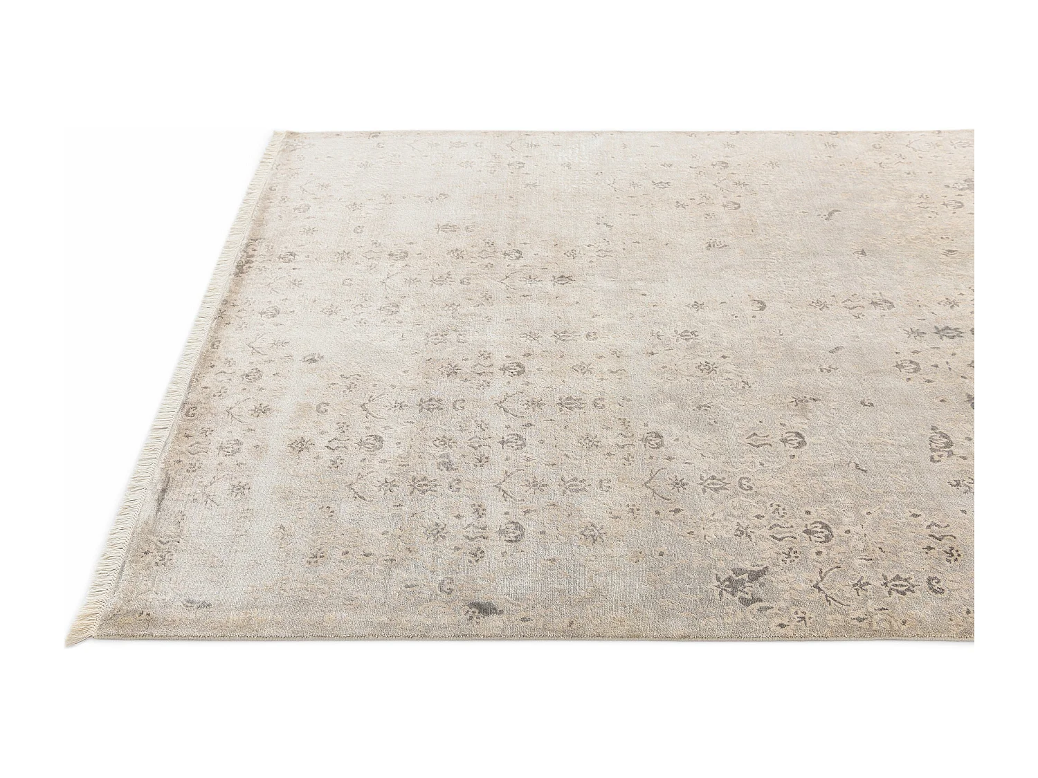 Tapis de laine 170x246 brun Darya