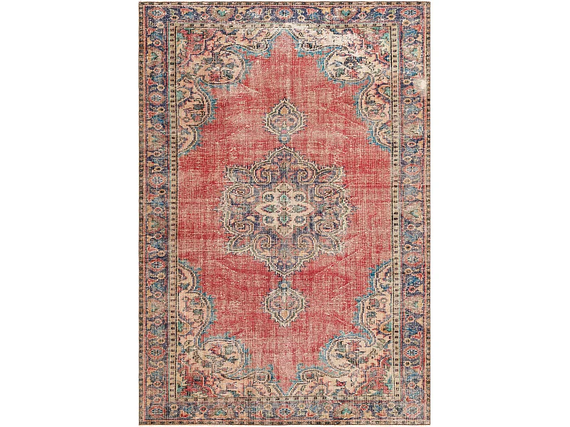 Tapis de laine 196x284 brun Ultra Vintage