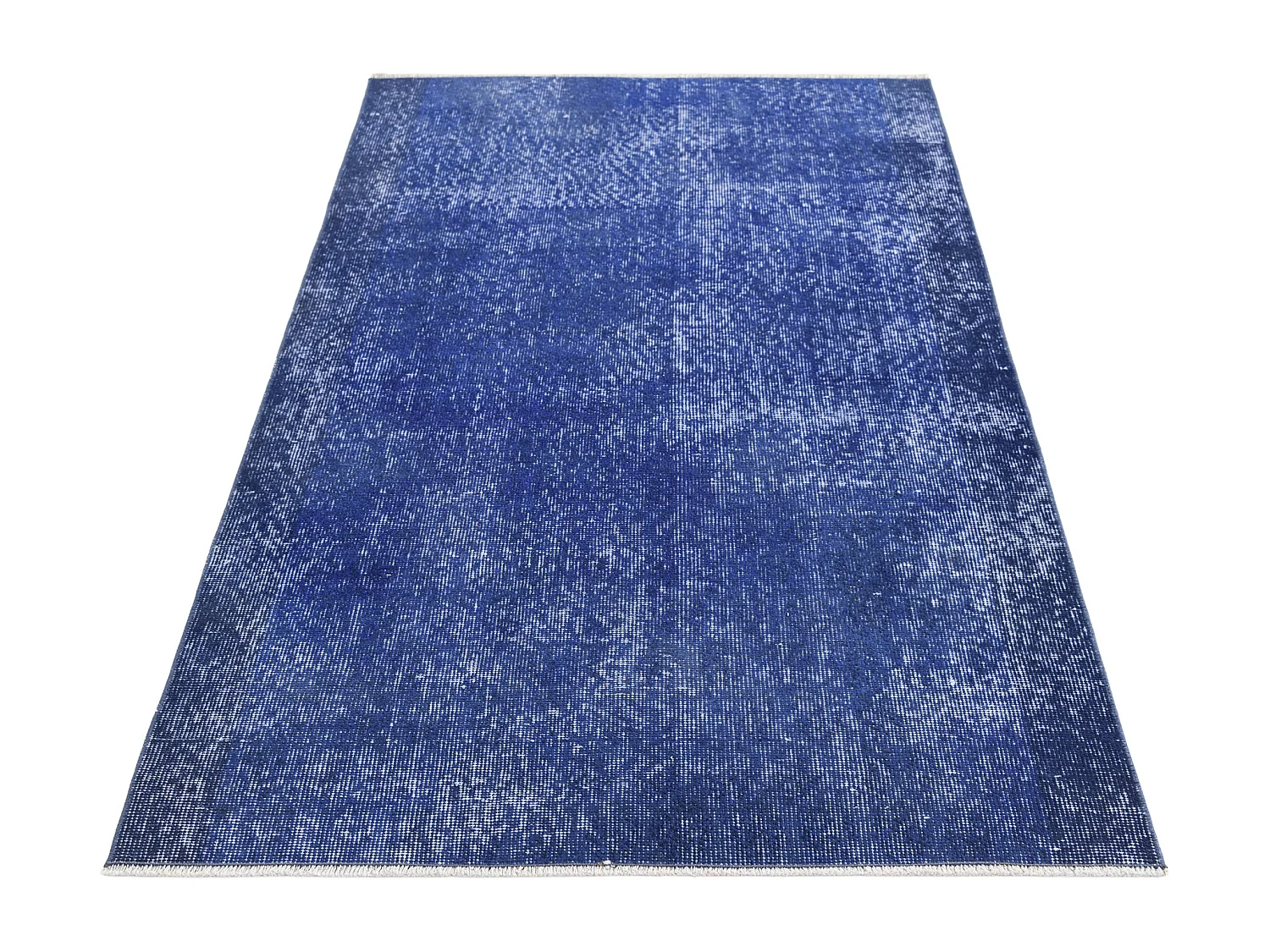 Wollteppich 99x175 Blau Ultra Vintage