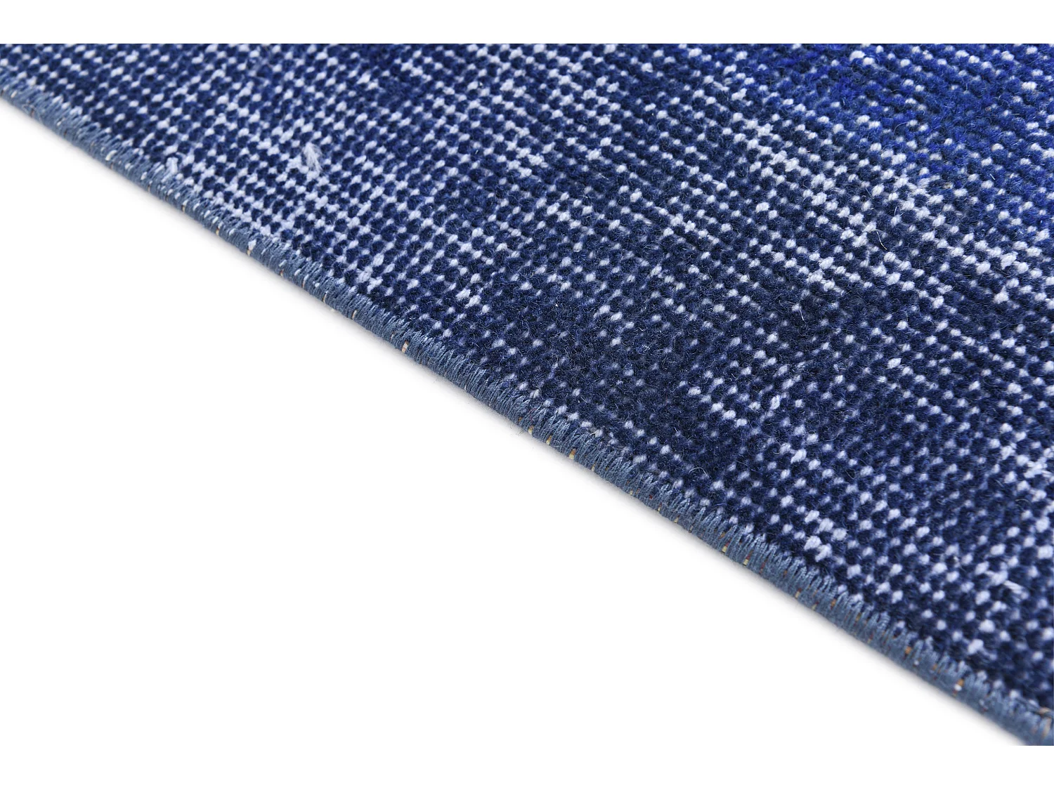 Wollteppich 99x175 Blau Ultra Vintage