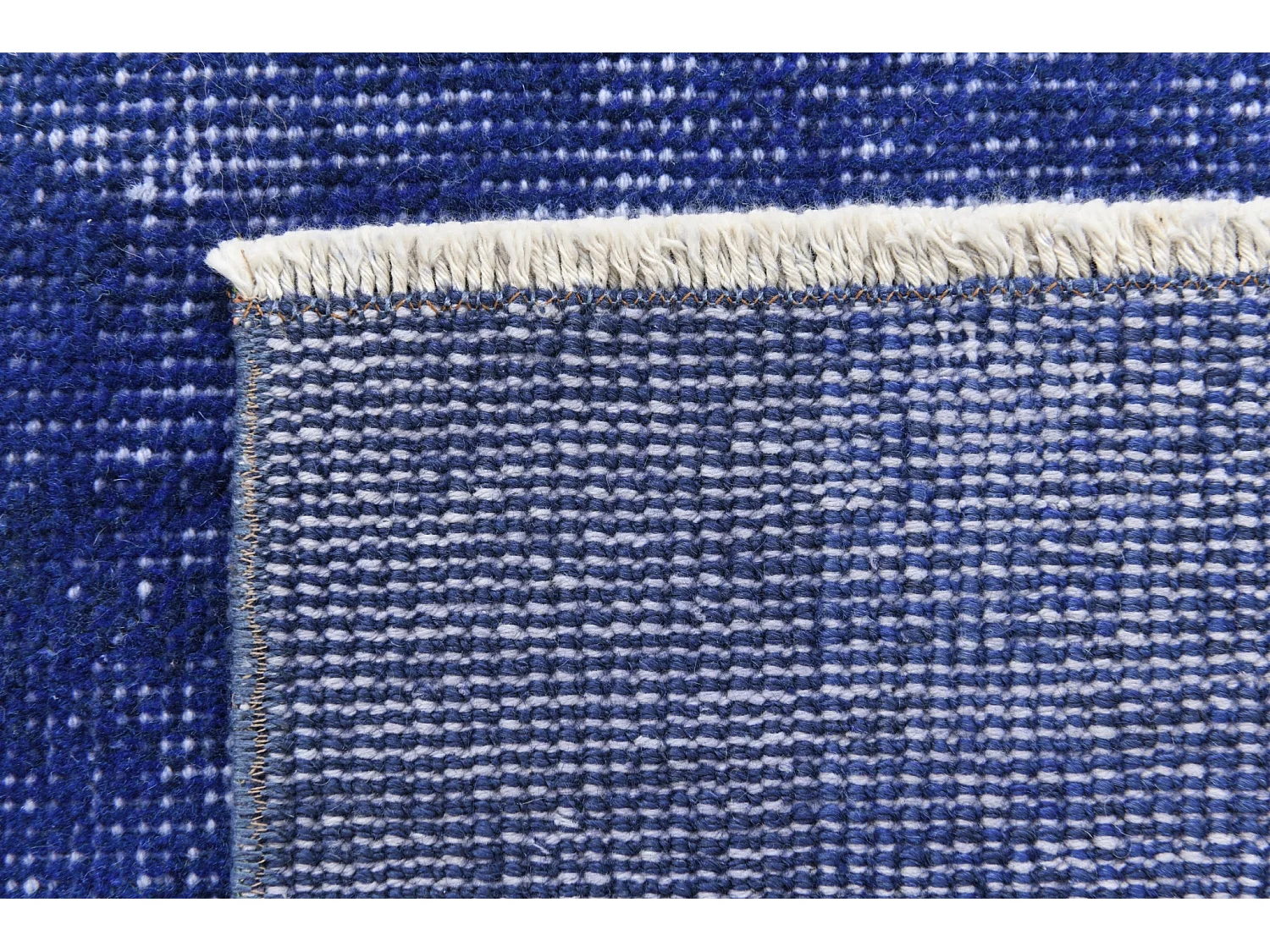 Wollteppich 99x175 Blau Ultra Vintage