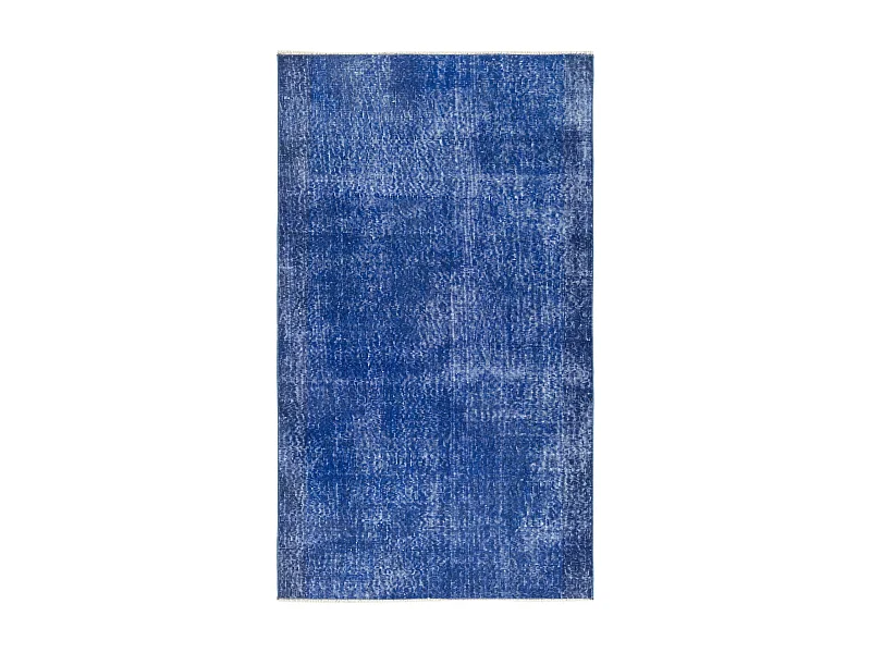 Tapis de laine 99x175 Bleu Ultra Vintage
