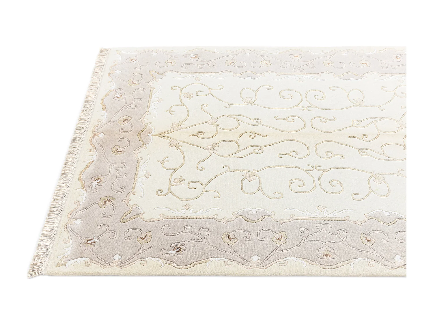 Wollteppich 122x180 Beige Darya