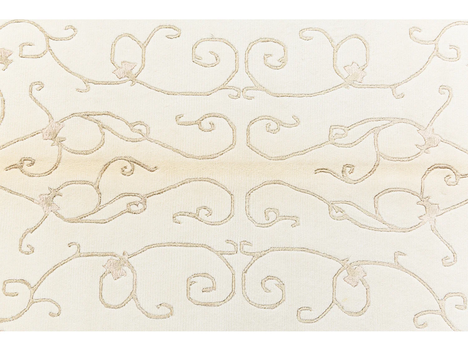 Tapis de laine 122x180 beige Darya