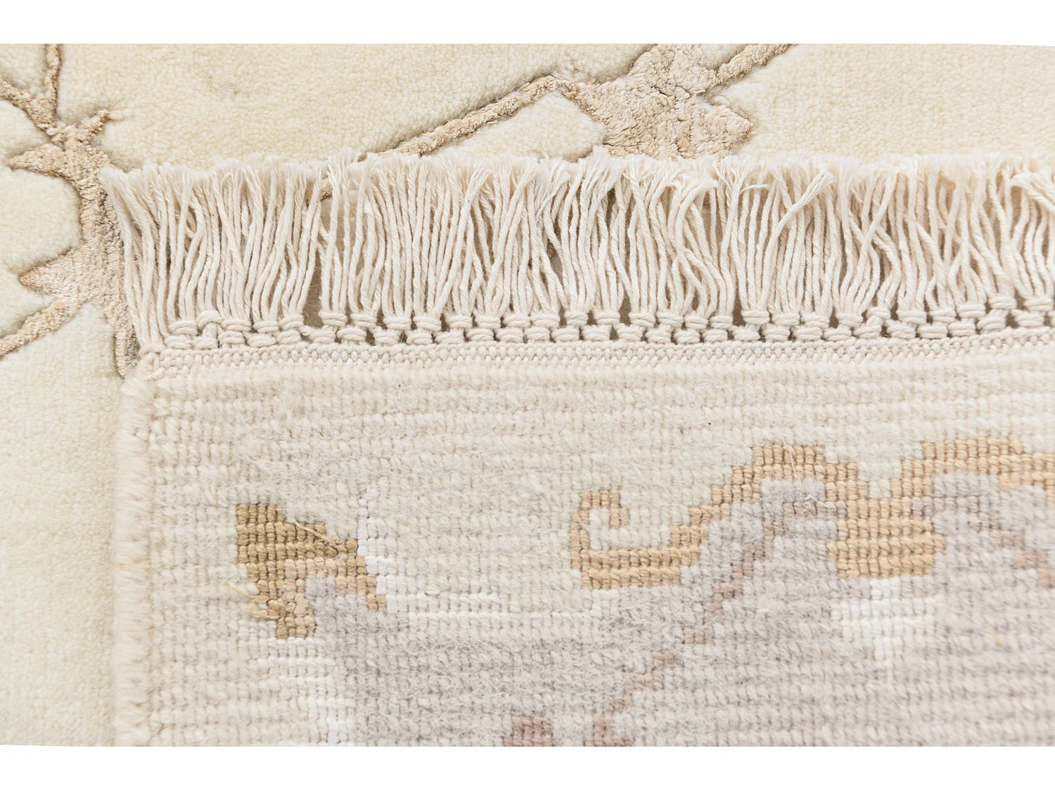 Tapis de laine 122x180 beige Darya