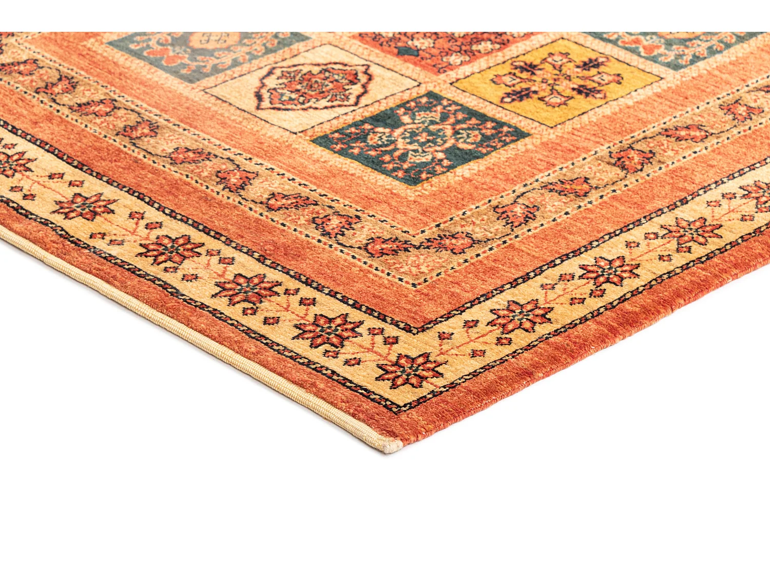 Tapis de laine 106x166 rouge Kashkuli