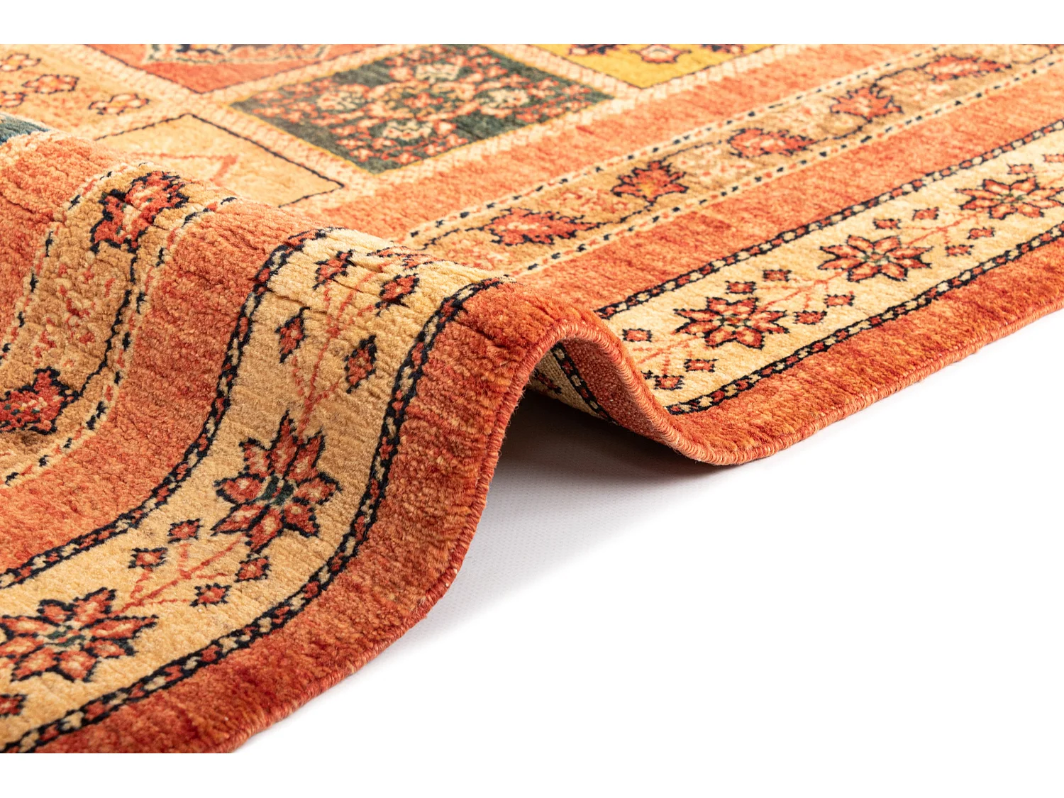 Tapis de laine 106x166 rouge Kashkuli