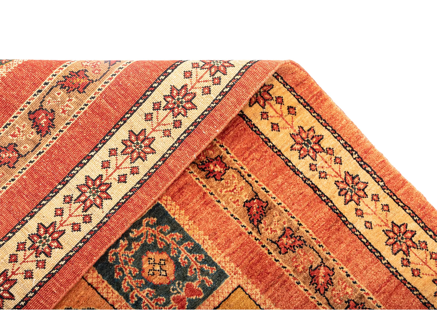 Tapis de laine 106x166 rouge Kashkuli