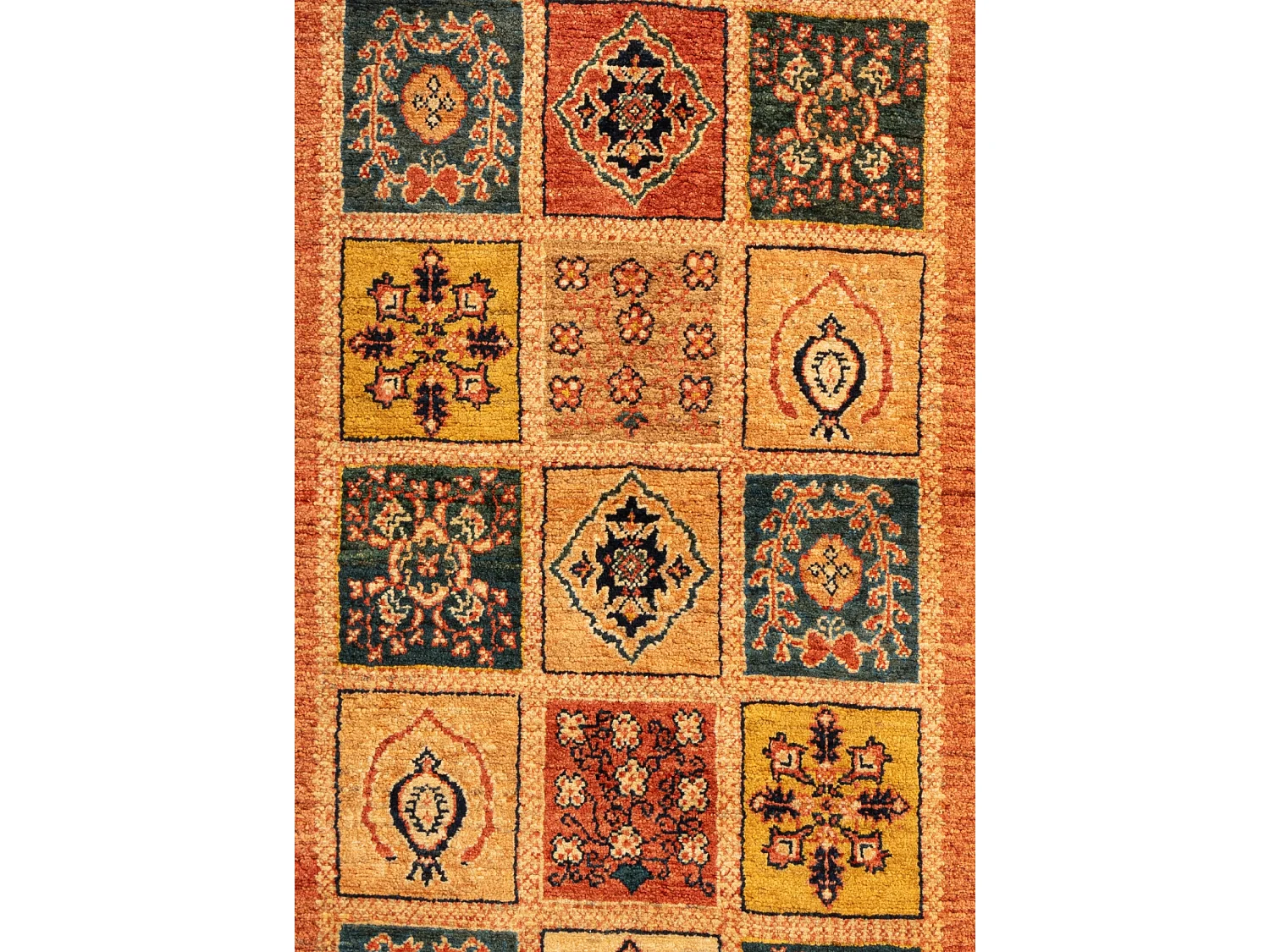 Tapis de laine 106x166 rouge Kashkuli