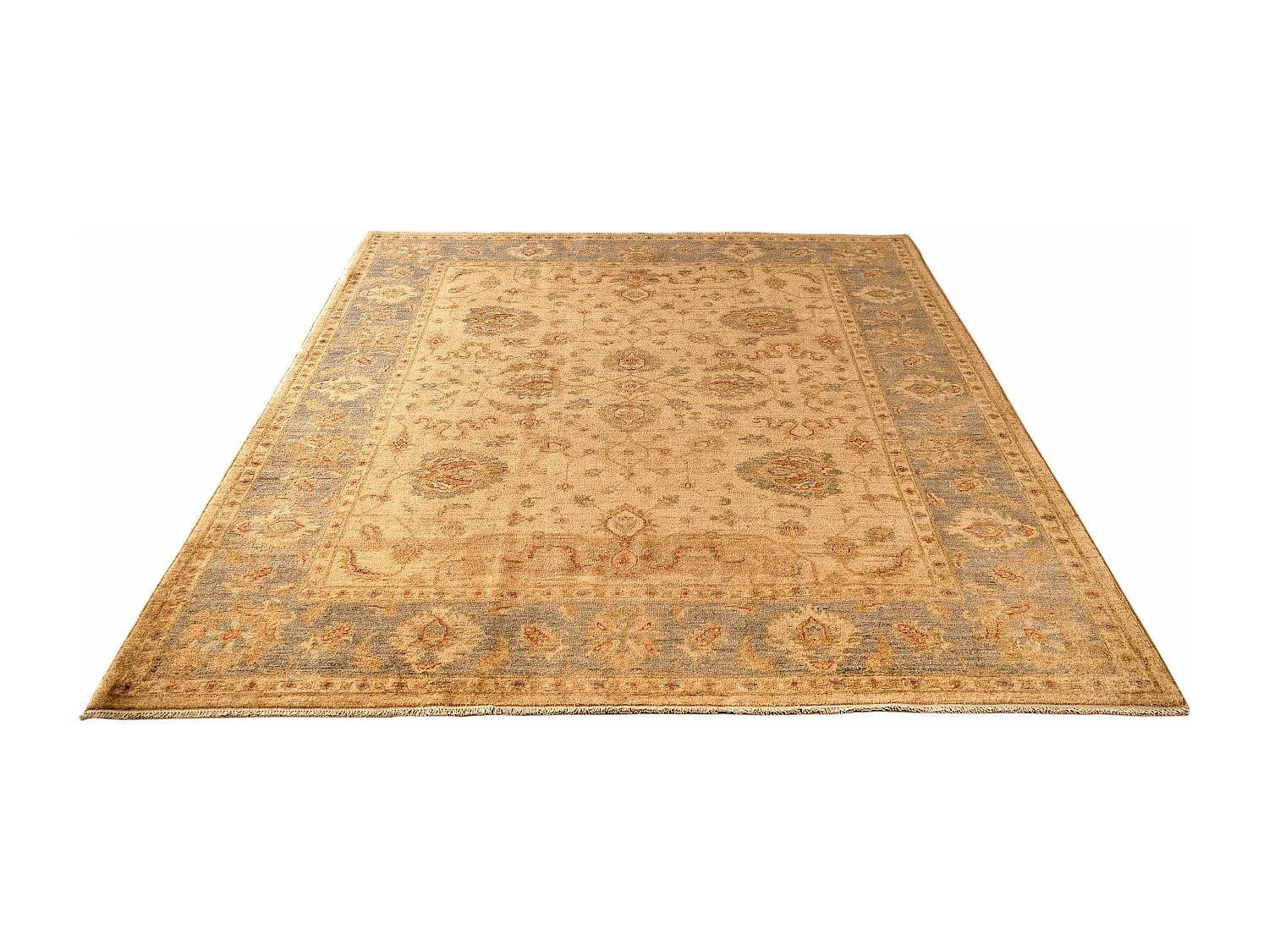 Tapis de laine 198x252 beige Ziegler