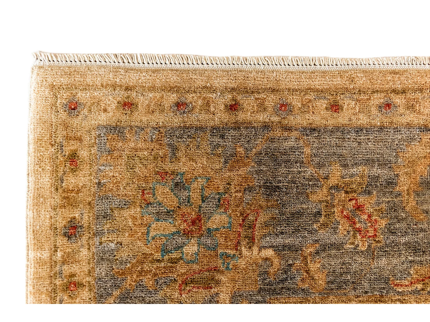 Tapis de laine 198x252 beige Ziegler